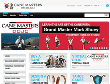 Tablet Screenshot of canemasters.com